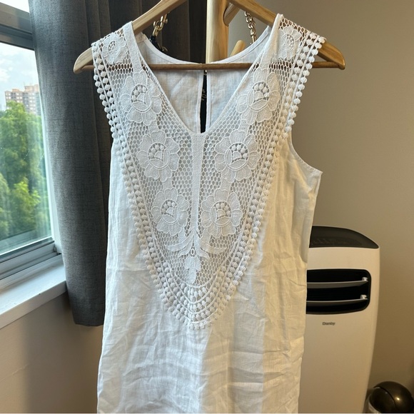 Miguelina Daphne Floral Embroidery Dress - Picture 3 of 6